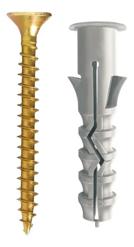 Tarugo N 8 Con Tope + Tornillo Completo