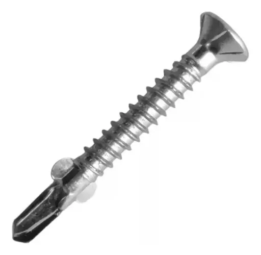 Tornillo Autoperforante Punta Mecha Con Alas 10 X 2